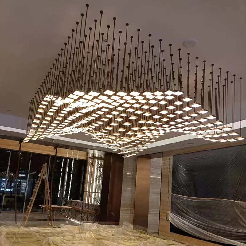 Villa Decoration Chandelier Luxury Large Decorative Nordic Style LED Chandelier Lighting