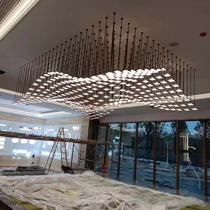 Villa Decoration Chandelier Luxury Large Decorative Nordic Style LED Chandelier Lighting