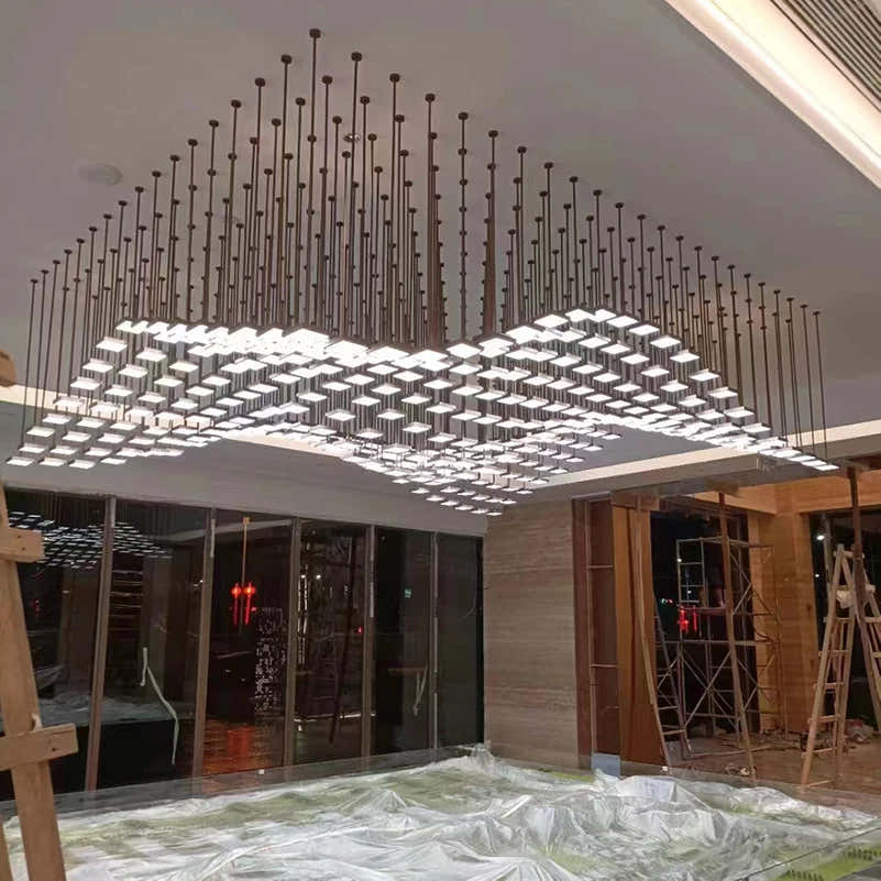 Villa Decoration Chandelier Luxury Large Decorative Nordic Style LED Chandelier Lighting