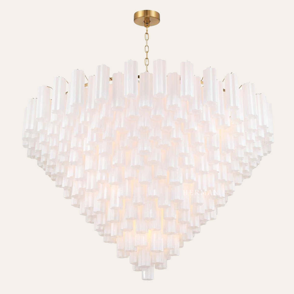 Addis Murano Glass 40 Light Chandelier 62" W