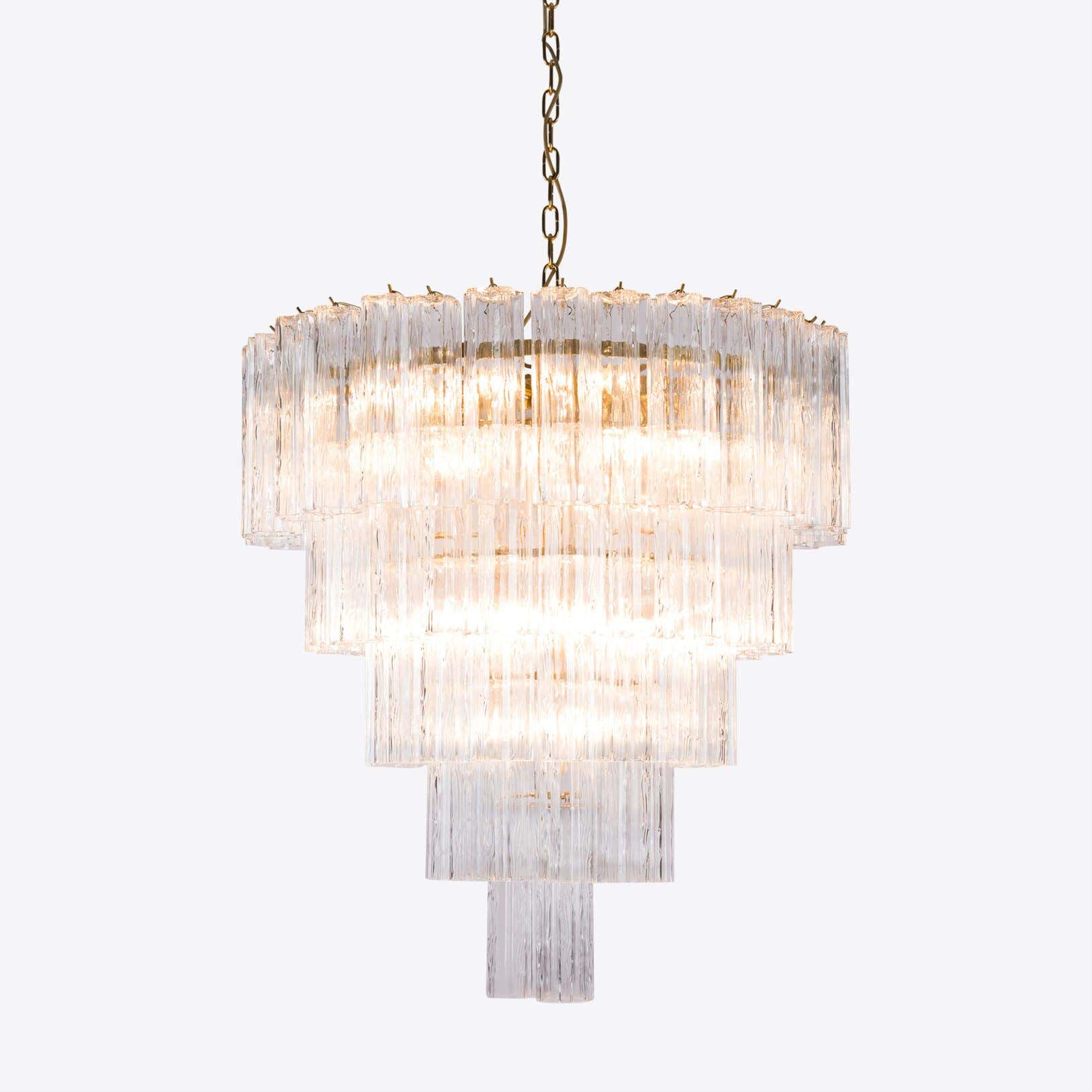 Grande Treviso Murano Chandelier 31.5"