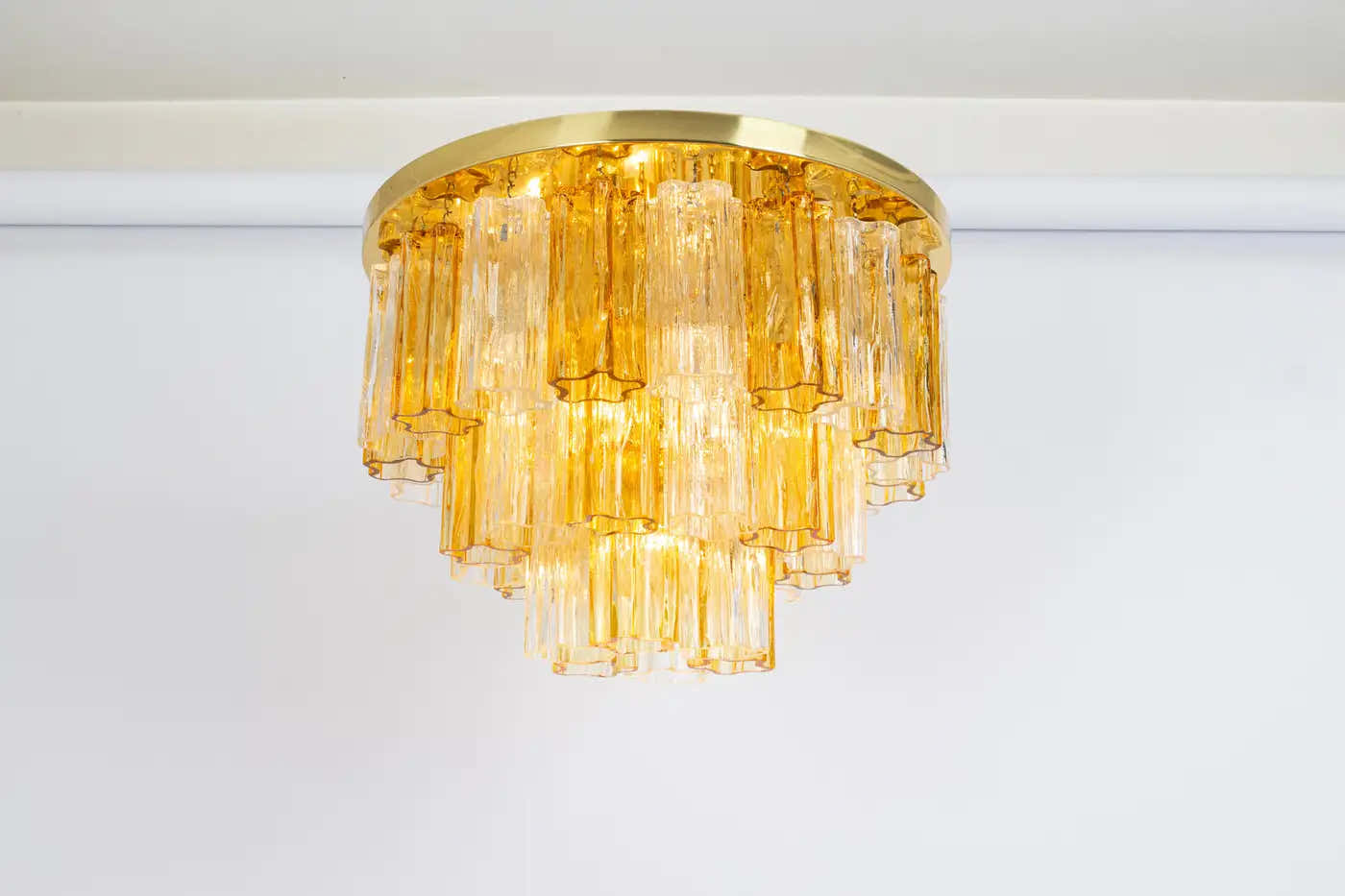 1 of 3 Tronchi Murano Glass Flush mount light