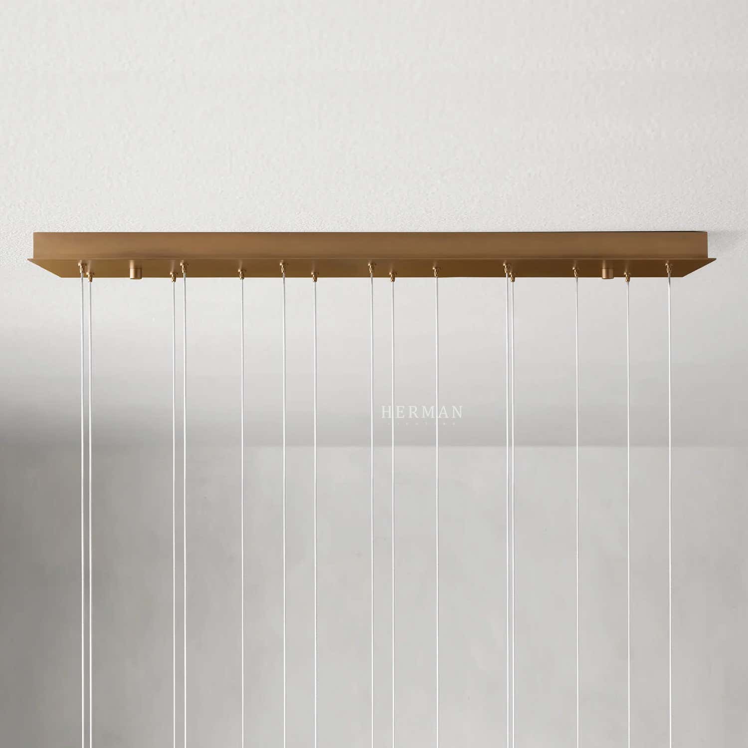 Arica Alabaster Linear Chandelier