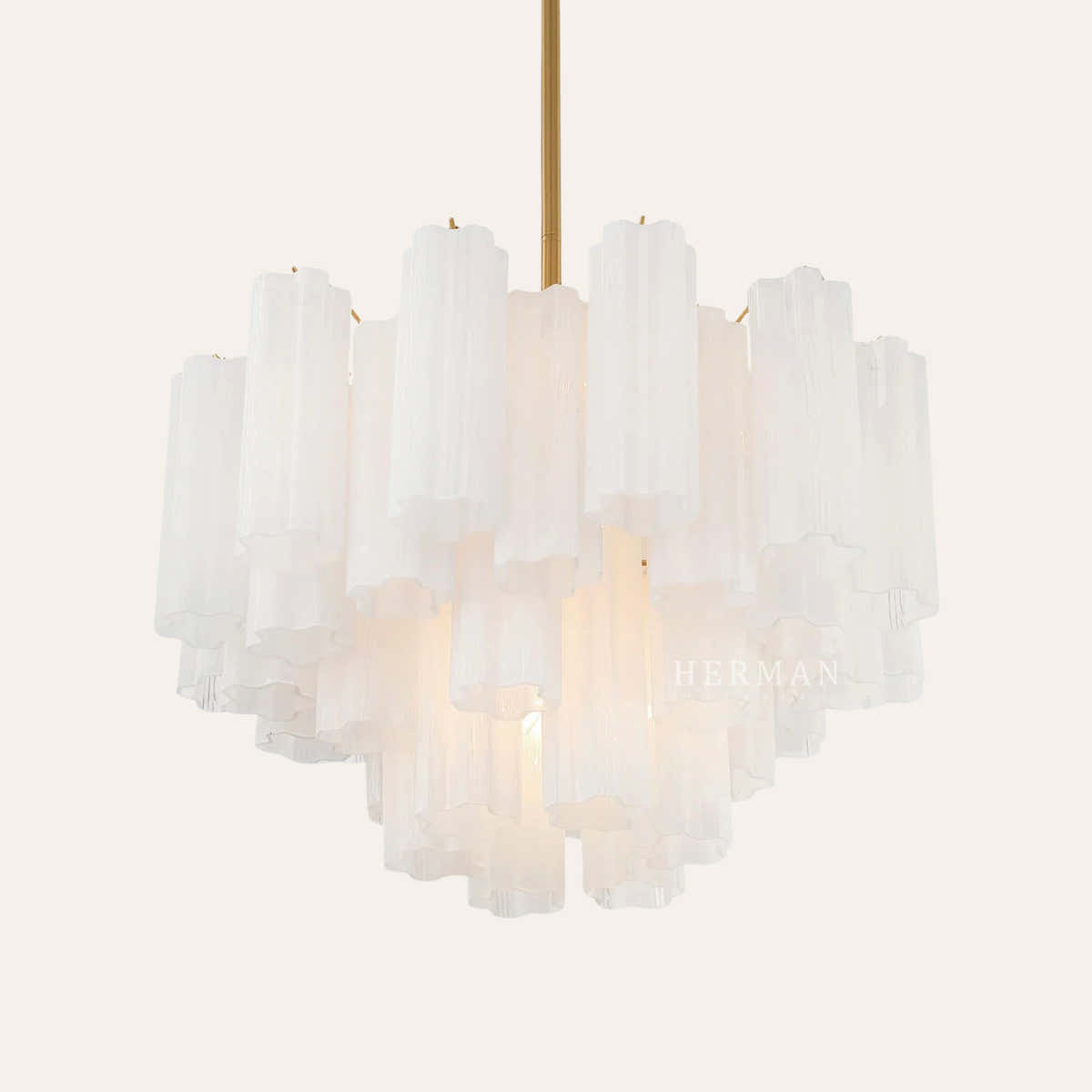 Addis Murano Glass Chandelier 17.8" 19.8" 22" 26.8" 32''D