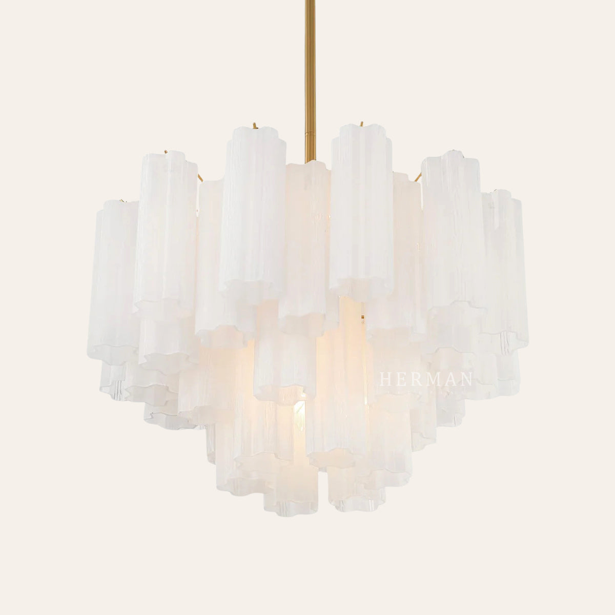 Addis Murano Glass Chandelier 17.8" 19.8" 22" 26.8" 32''D