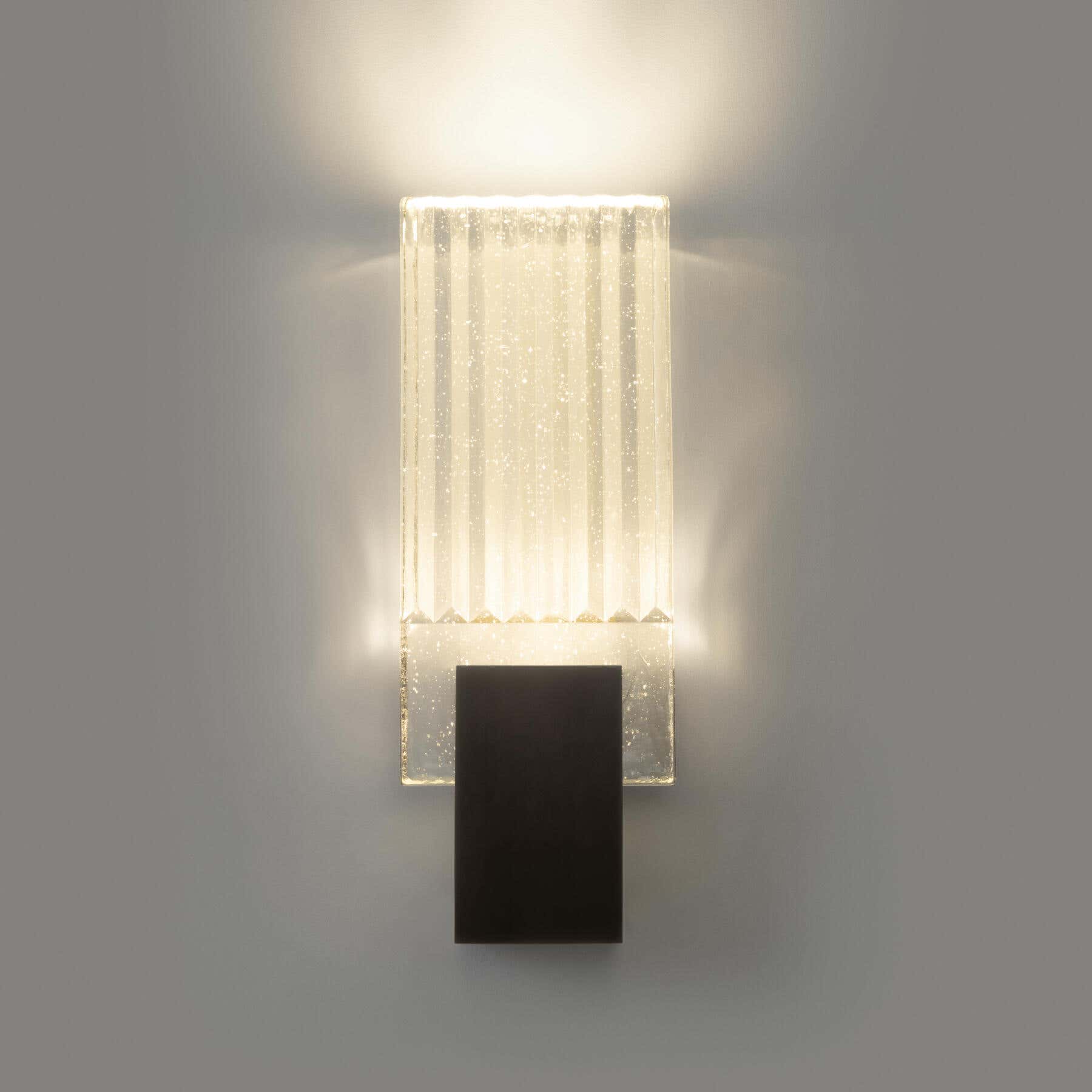 Pleated Glass Sconce