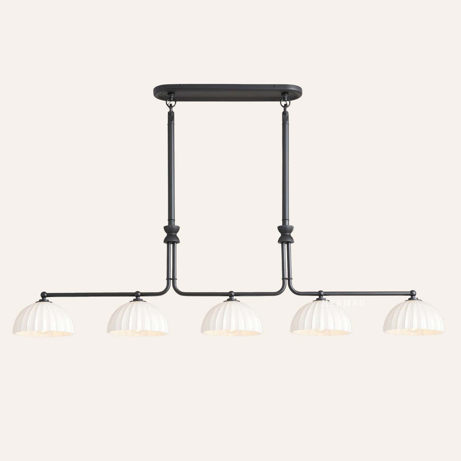 Enzo 60" 5-Light Linear Chandelier
