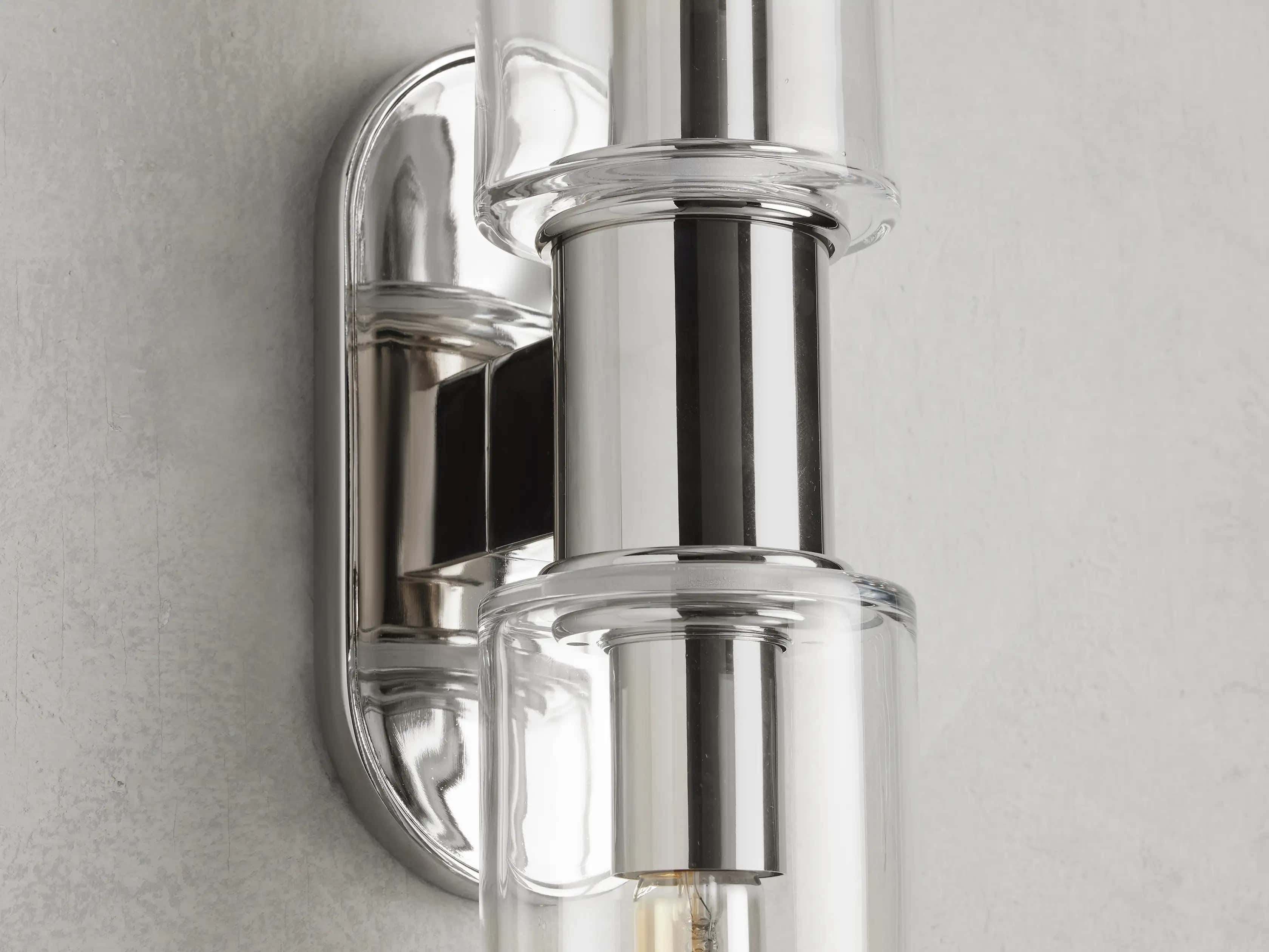 Harrlin Double Sconce in Clear