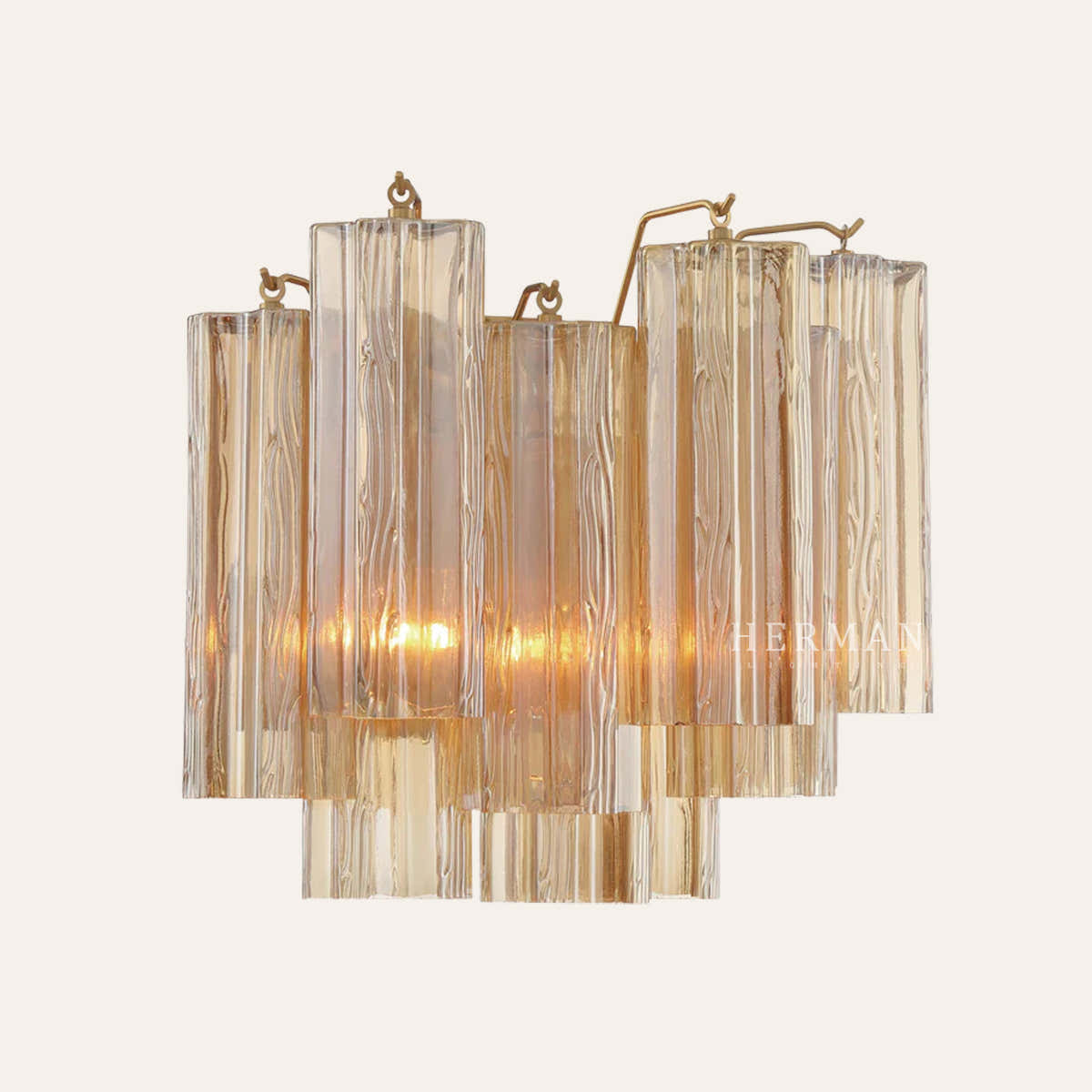 Addis Murano Glass Wall Light 14''W