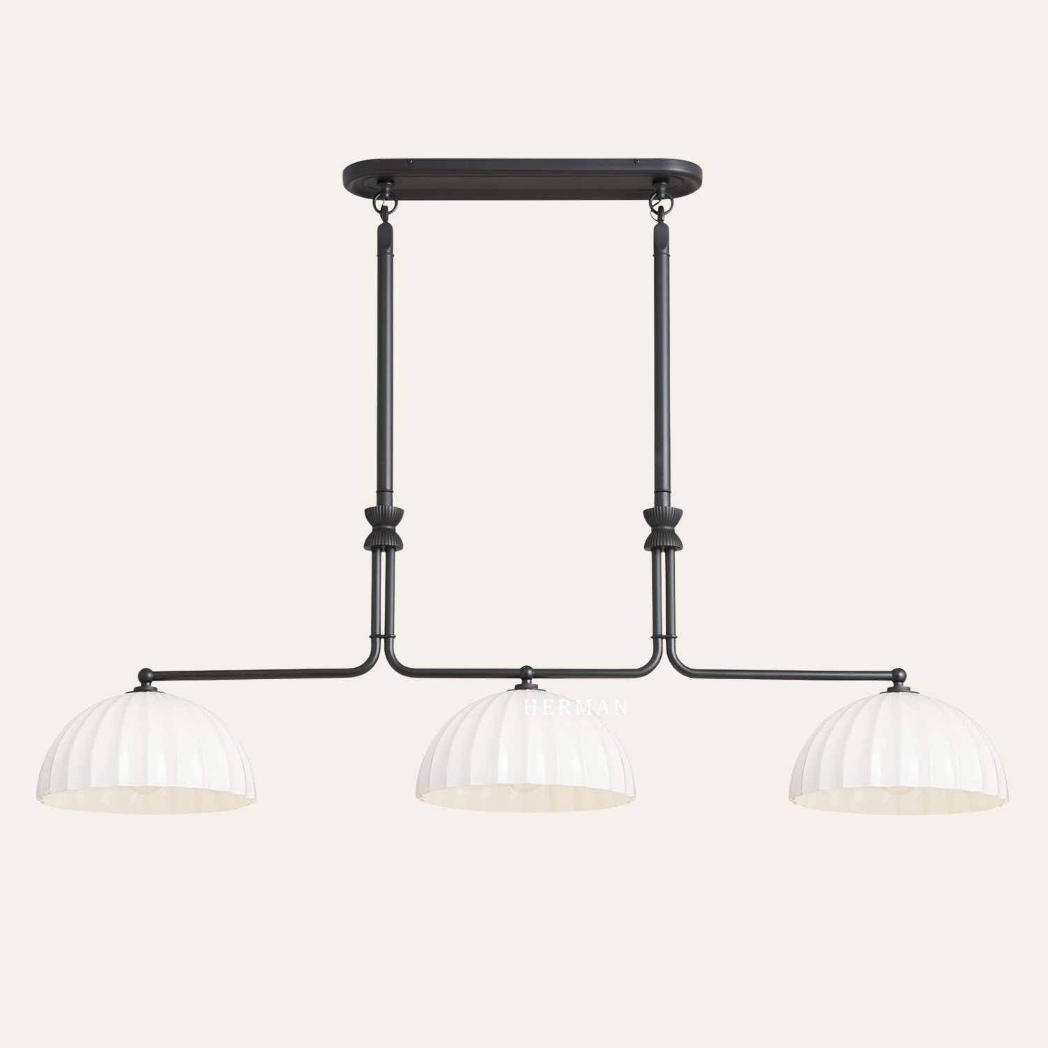 Enzo 60" 3-Light Linear Chandelier
