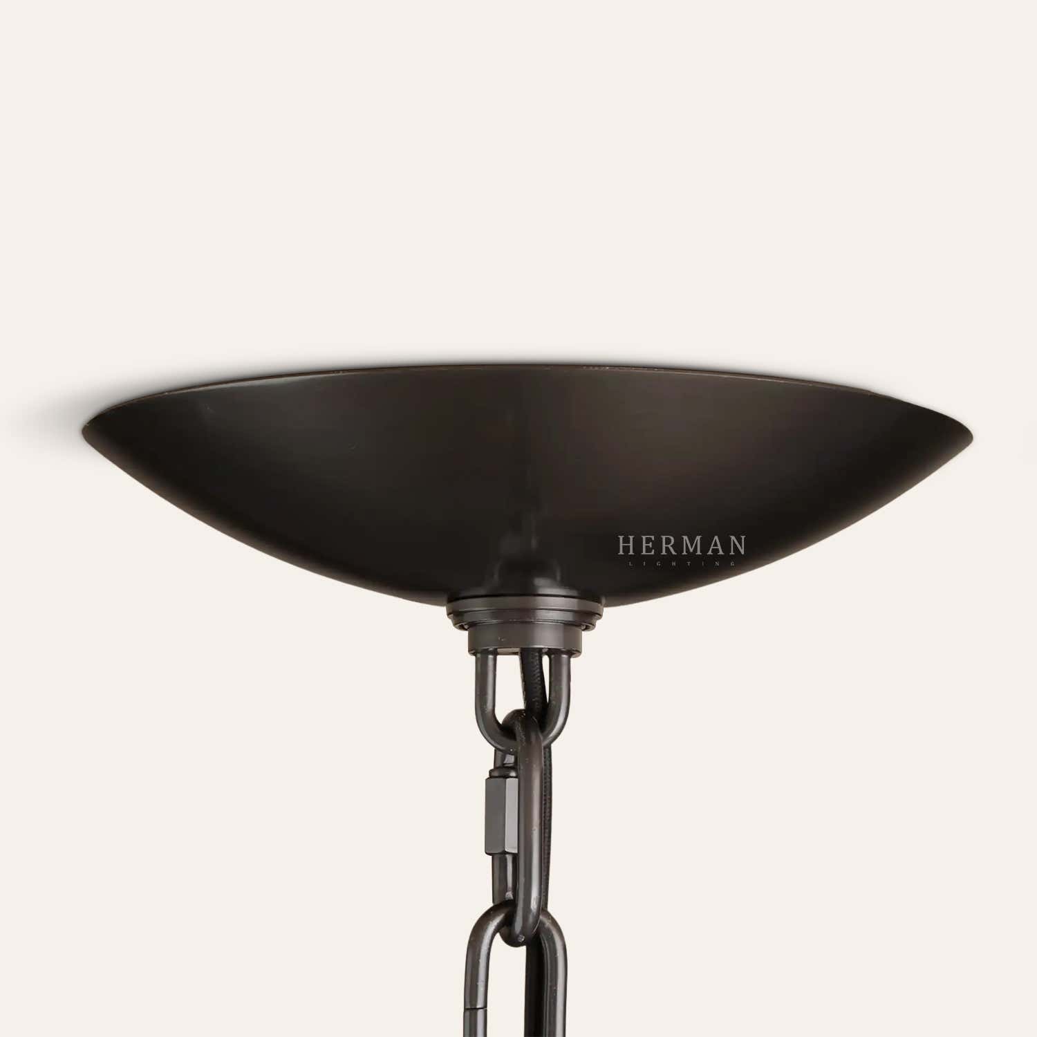 Amor 5-Tier Ghiaccio Glass Pendant Round Chandelier 48"
