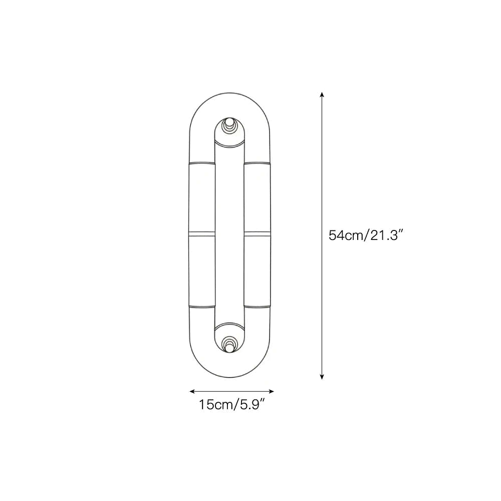 Alabaster Tube Wall Sconce