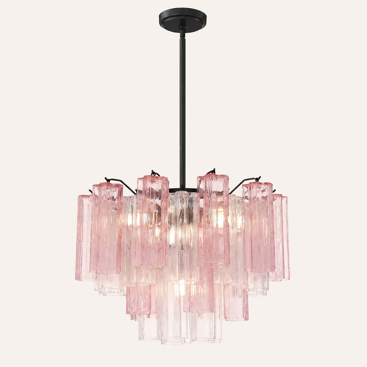Addis Murano Glass Chandelier 17.8" 19.8" 22" 26.8" 32''D
