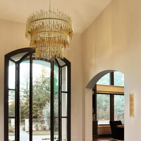 Althely 12 Lights  3- Tier Chandelier