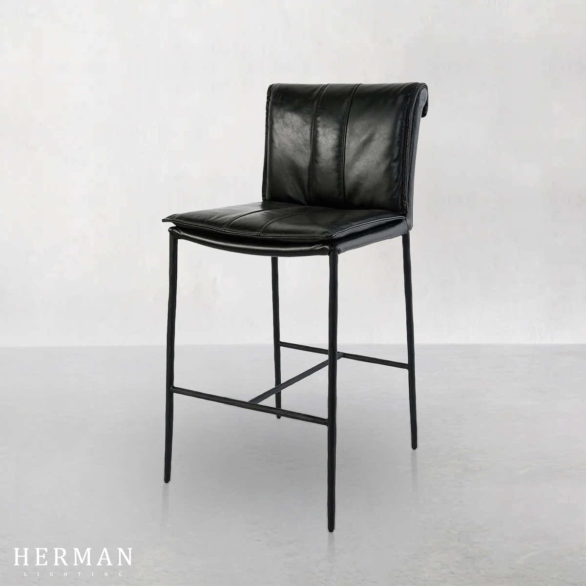 Eugina Leather Stool