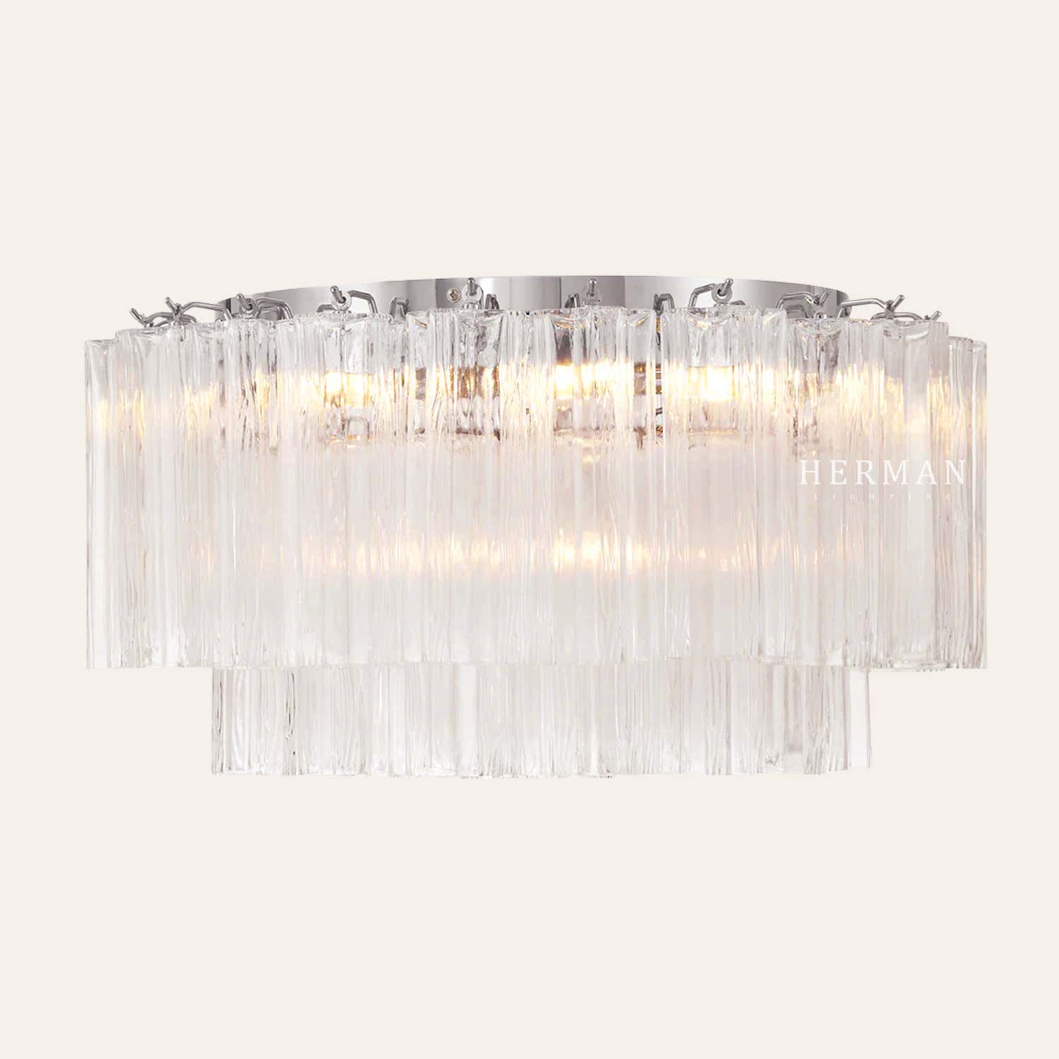Addis Murano Glass Flushmount 22"/32"