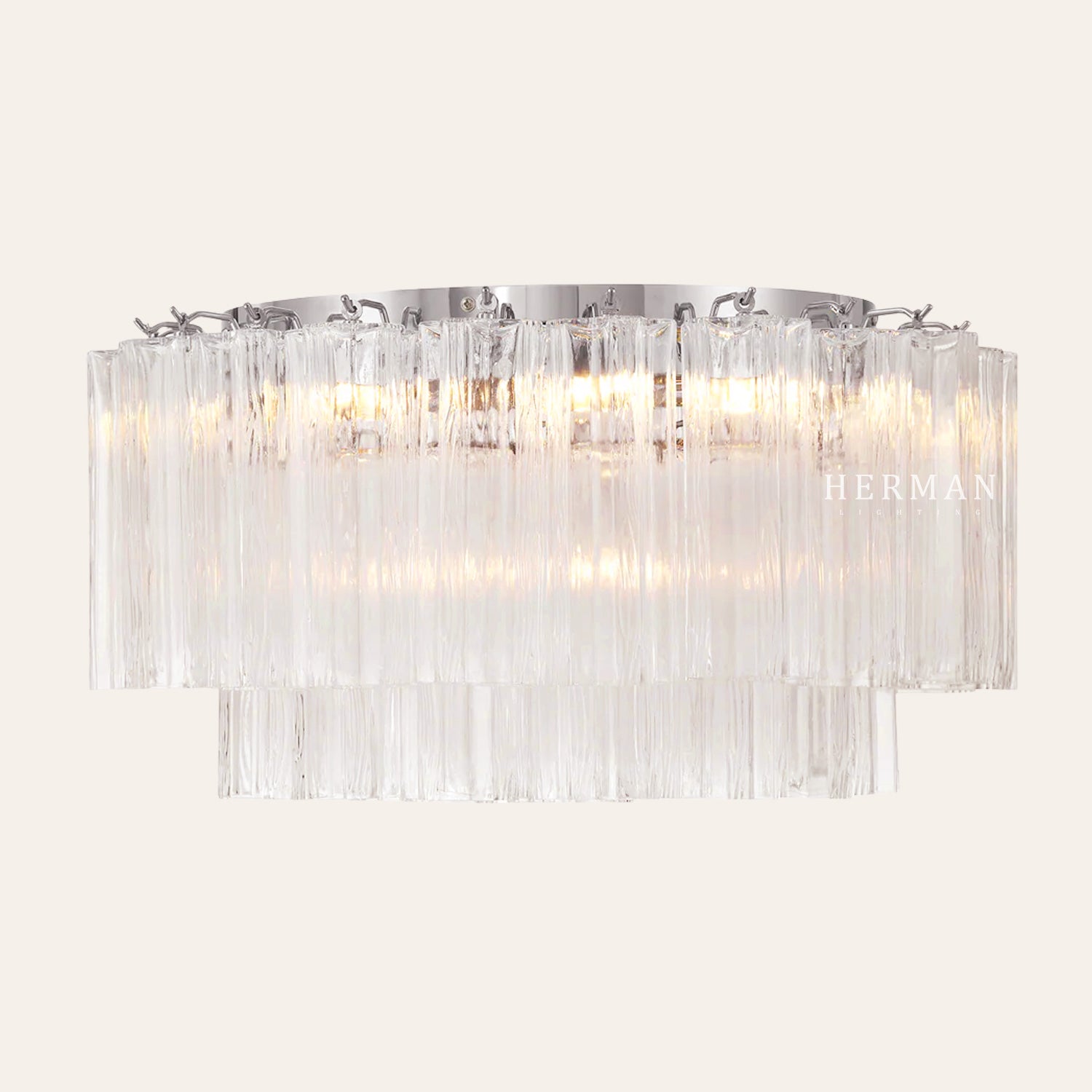 Addis Murano Glass Flushmount 22"/32"