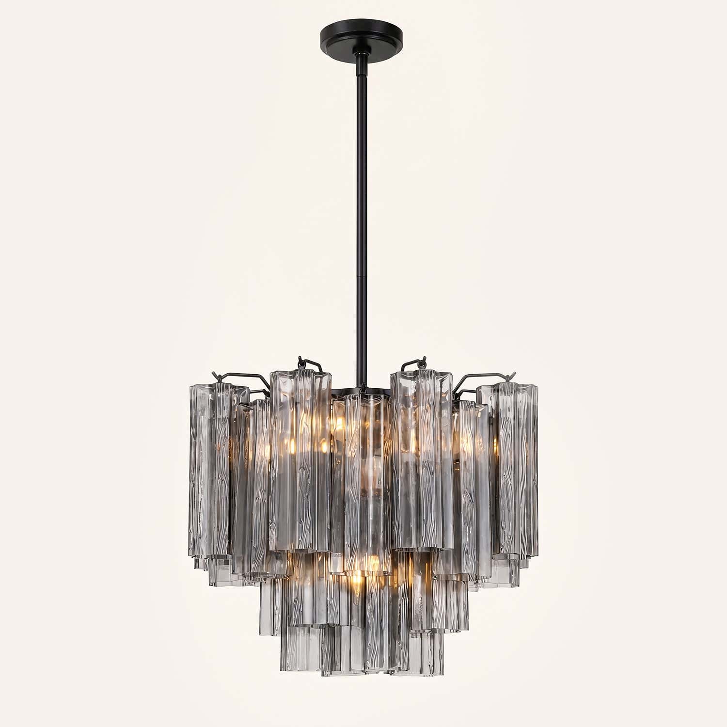 Addis Murano Glass Chandelier 17.8" 19.8" 22" 26.8" 32''D
