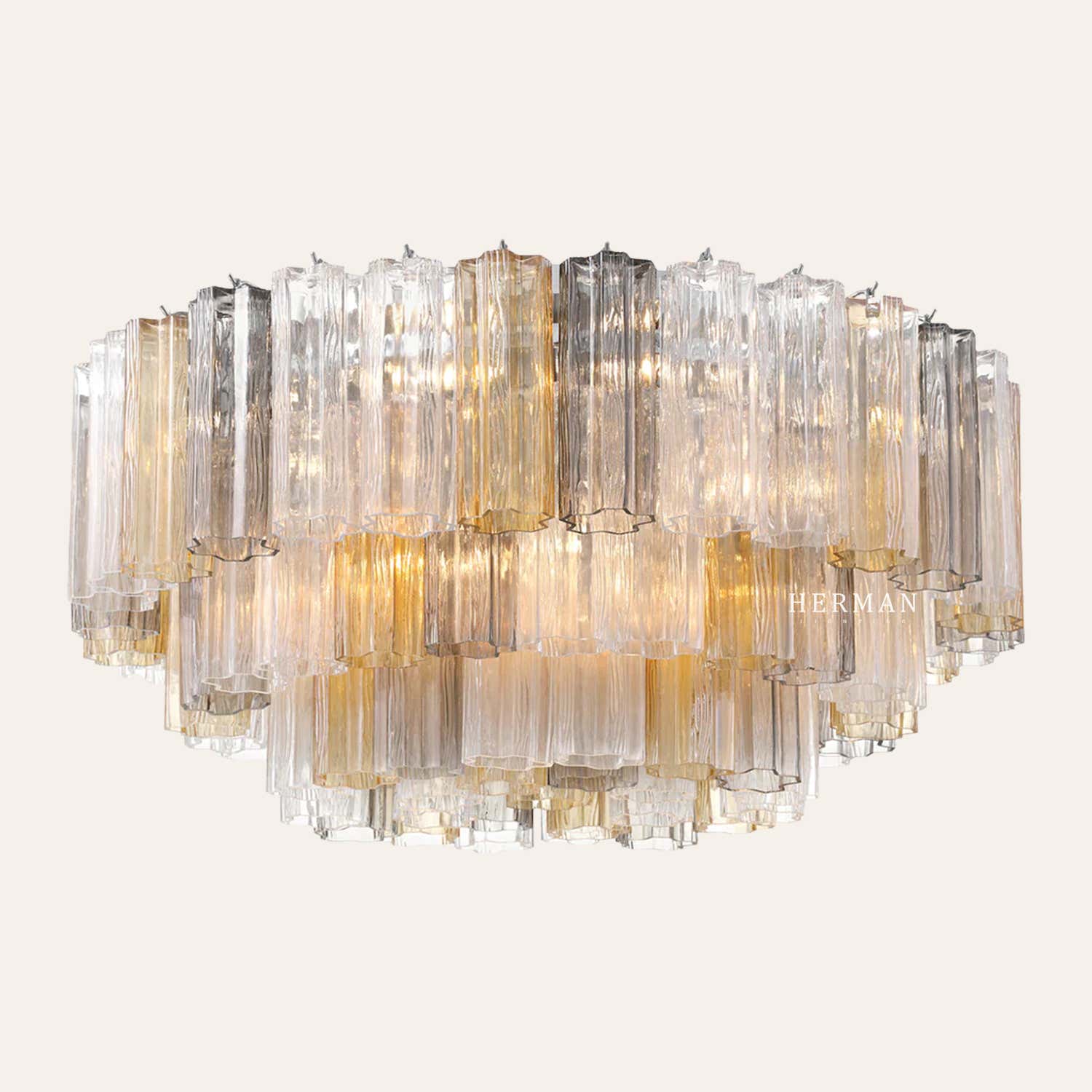 Addis Murano Glass Flushmount 22"/32"