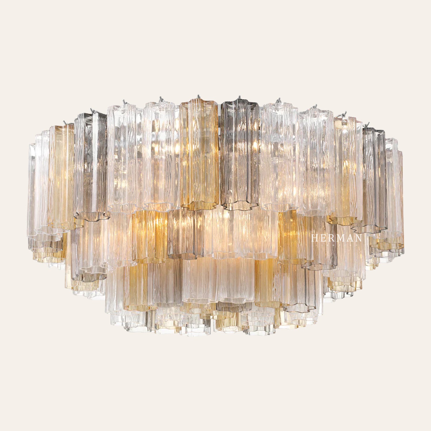 Addis Murano Glass Flushmount 22"/32"