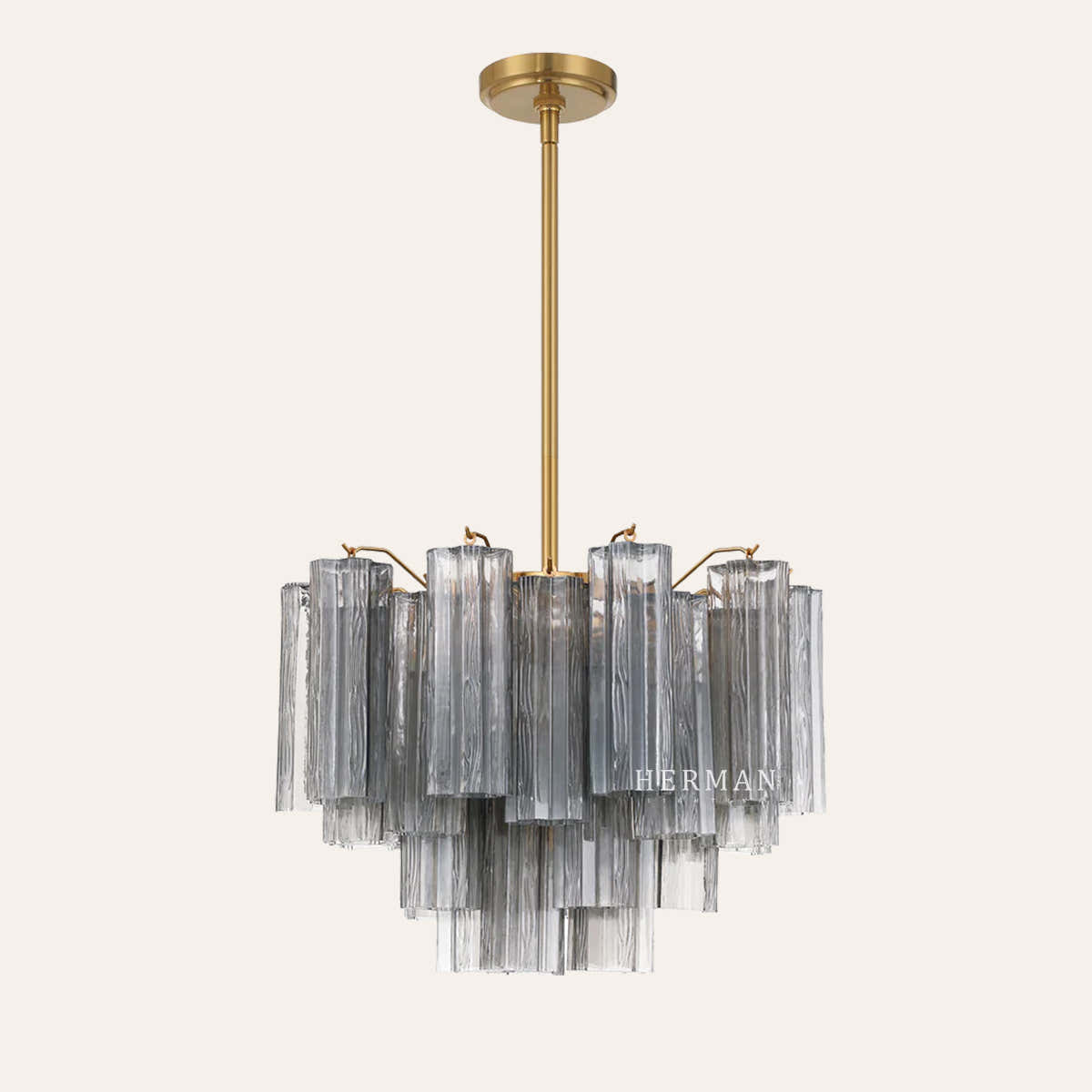 Addis Murano Glass Chandelier 17.8" 19.8" 22" 26.8" 32''D