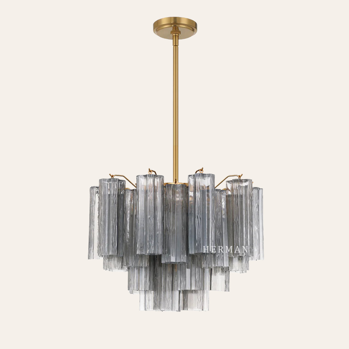 Addis Murano Glass Chandelier 17.8" 19.8" 22" 26.8" 32''D