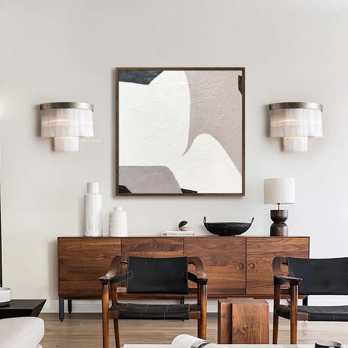 Adam Round 2-Tier Wall Sconce