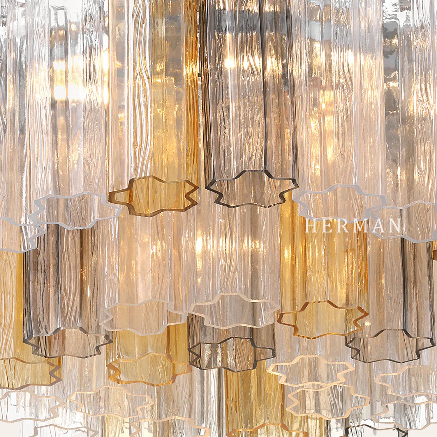 Addis Murano Glass Flushmount 22"/32"