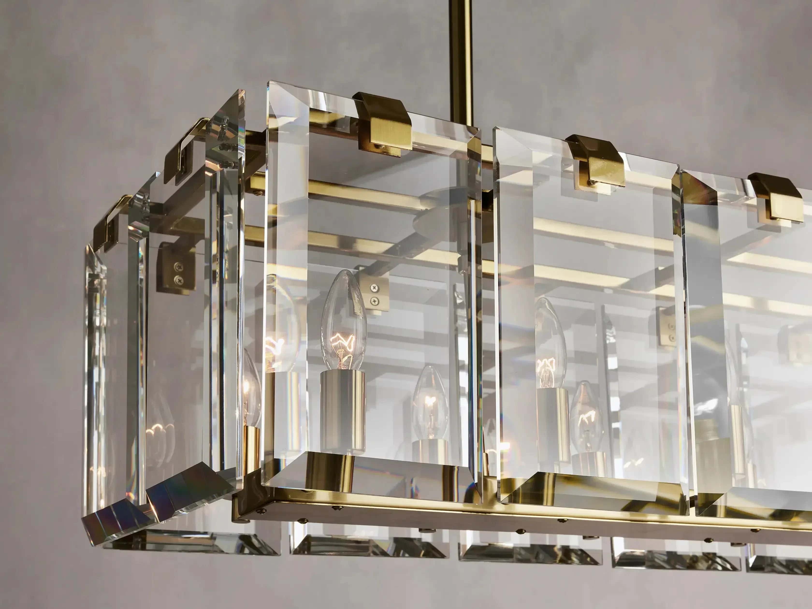 Amaya Rectangular Chandelier 40" 53"