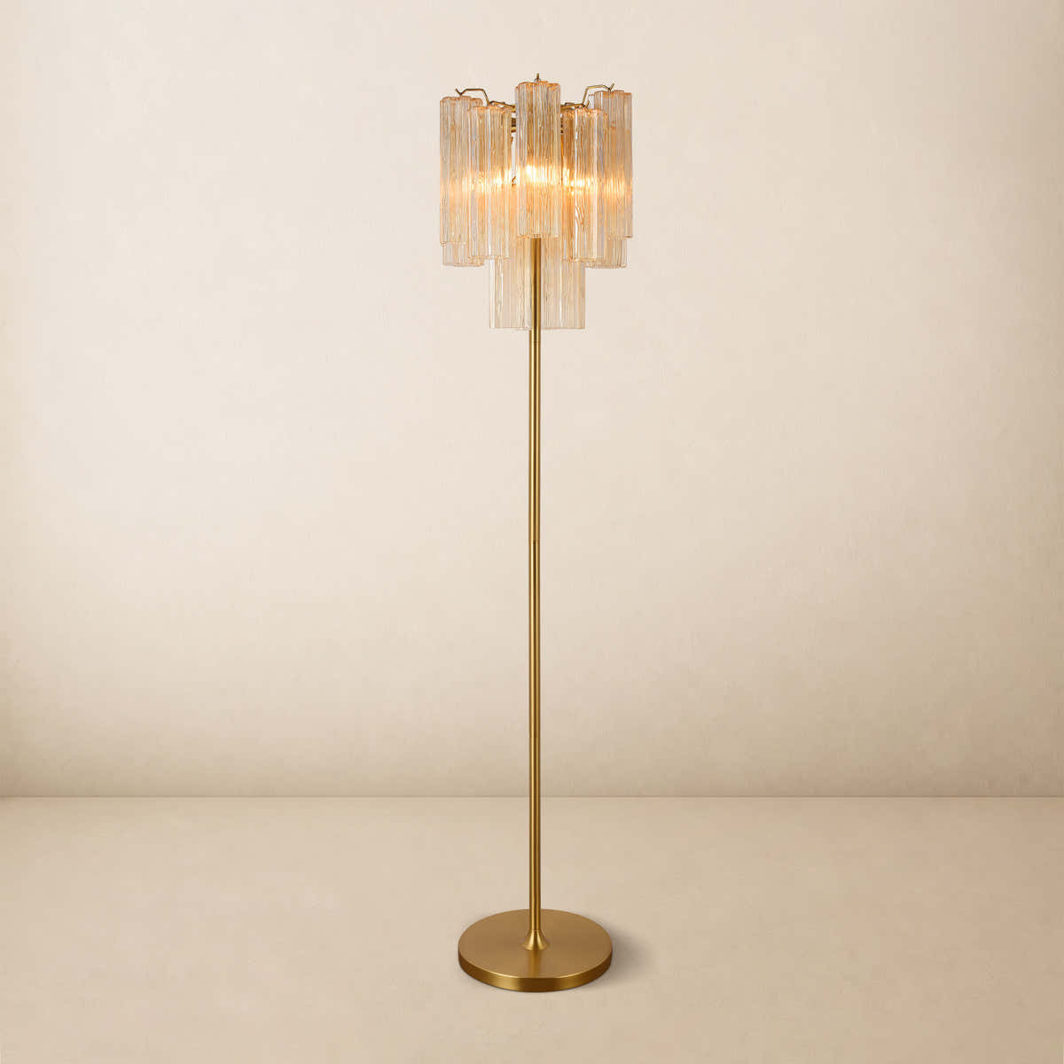 Hexalia Murano Glass Floor Lamp