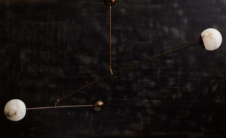 Alabaster Mobile Chandelier