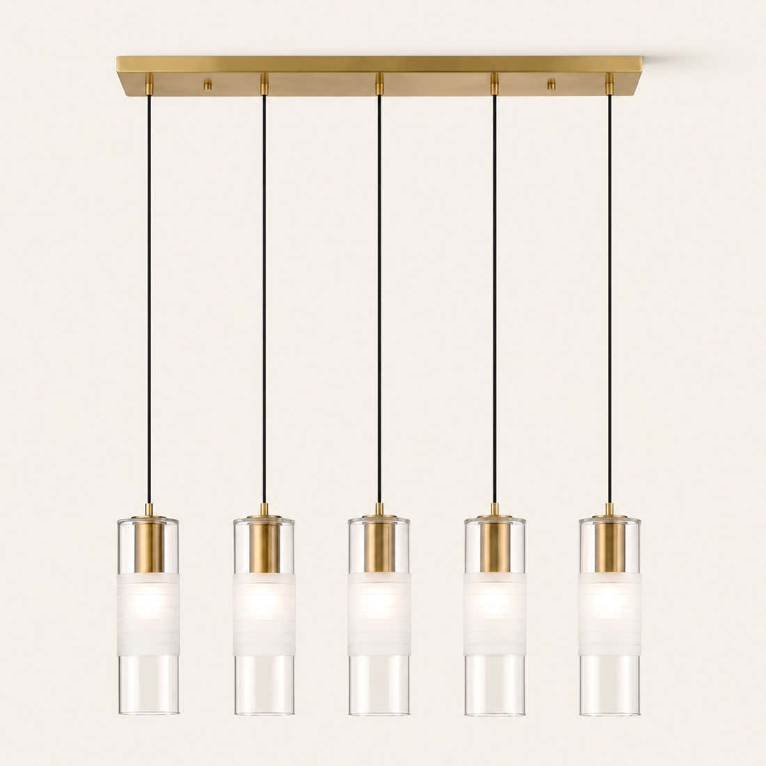 Leton 5 Light 42" Wide Linear Chandelier