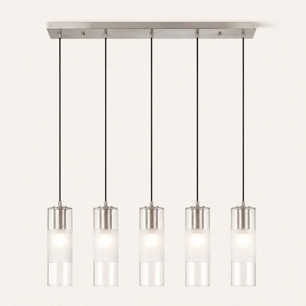 Leton 5 Light 42" Wide Linear Chandelier