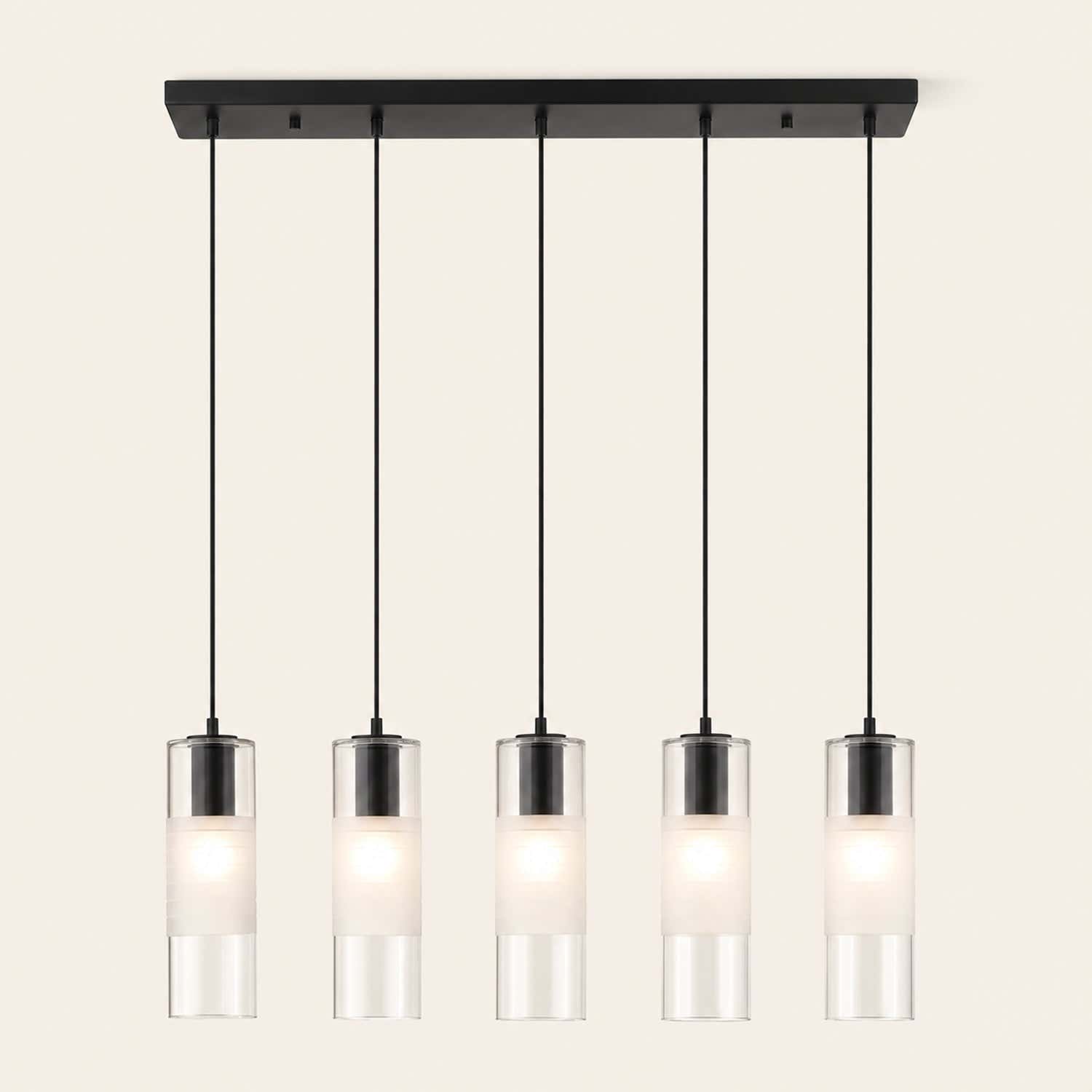 Leton 5 Light 42" Wide Linear Chandelier