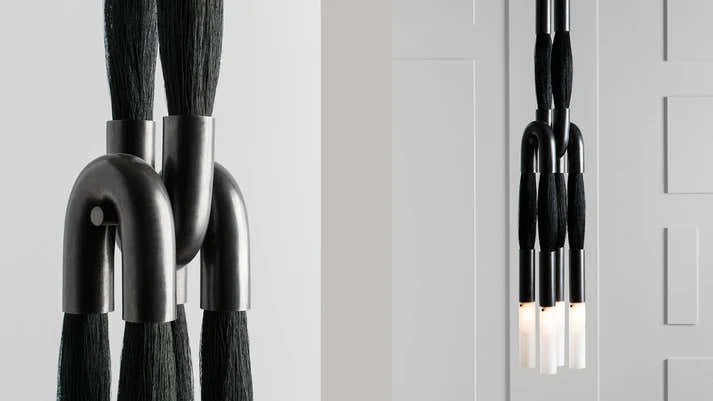 Heritage Horsehair 4-Light Pendant