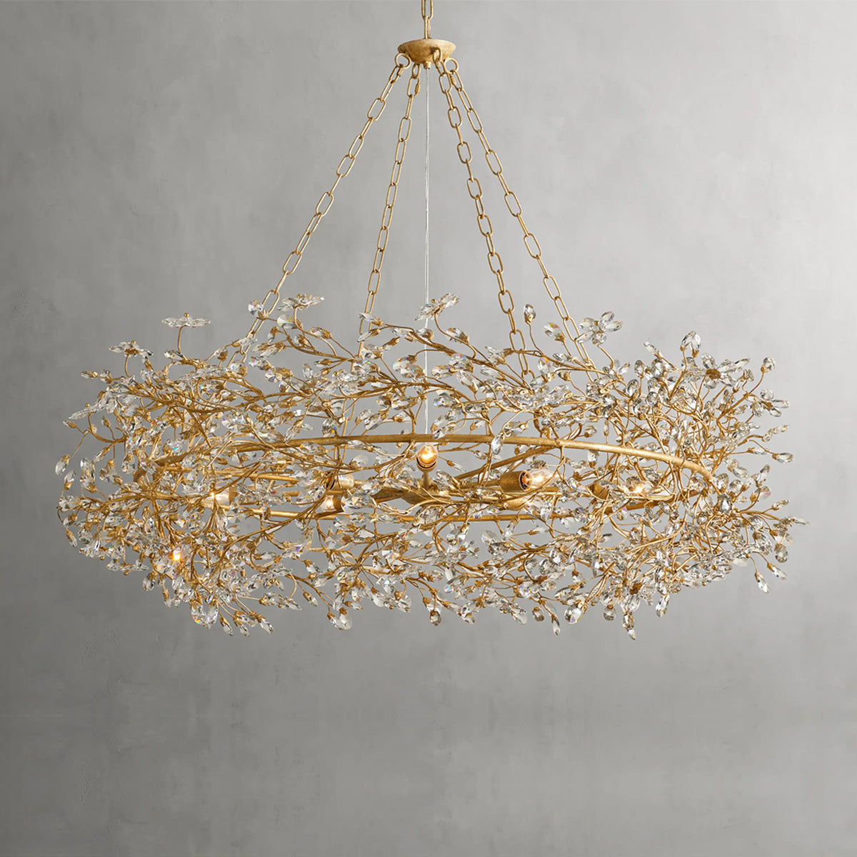 Fiore Crown Chandelier 39" 48" 60"