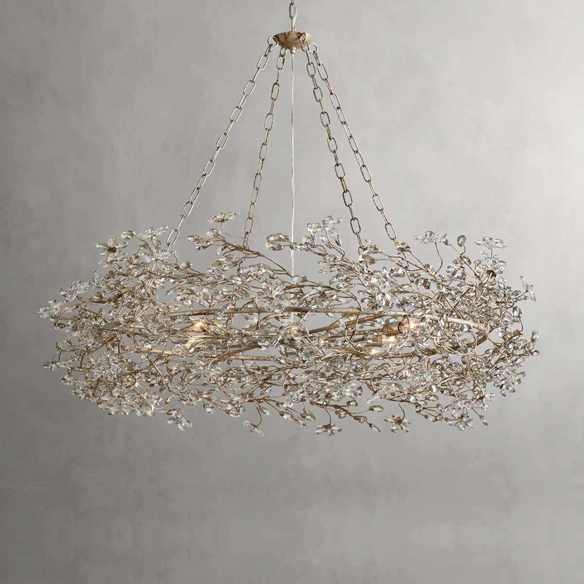Fiore Crown Chandelier 39" 48" 60"