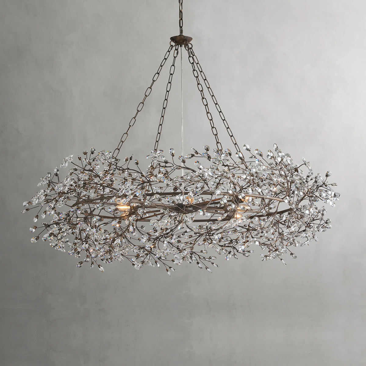 Fiore Crown Chandelier 39" 48" 60"