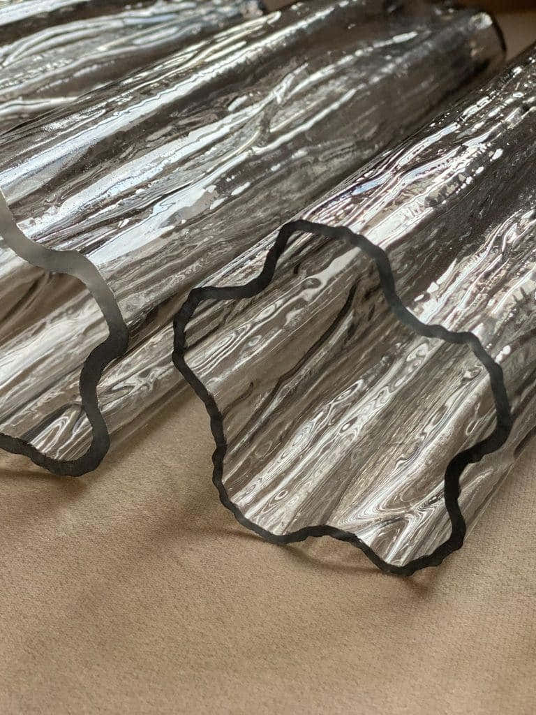 Murano Chandelier – 48 tubes – Smoked