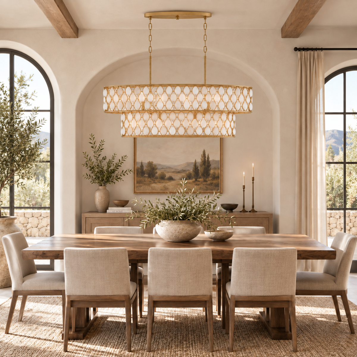 Esty 10 Light 48" Wide Linear Chandelier