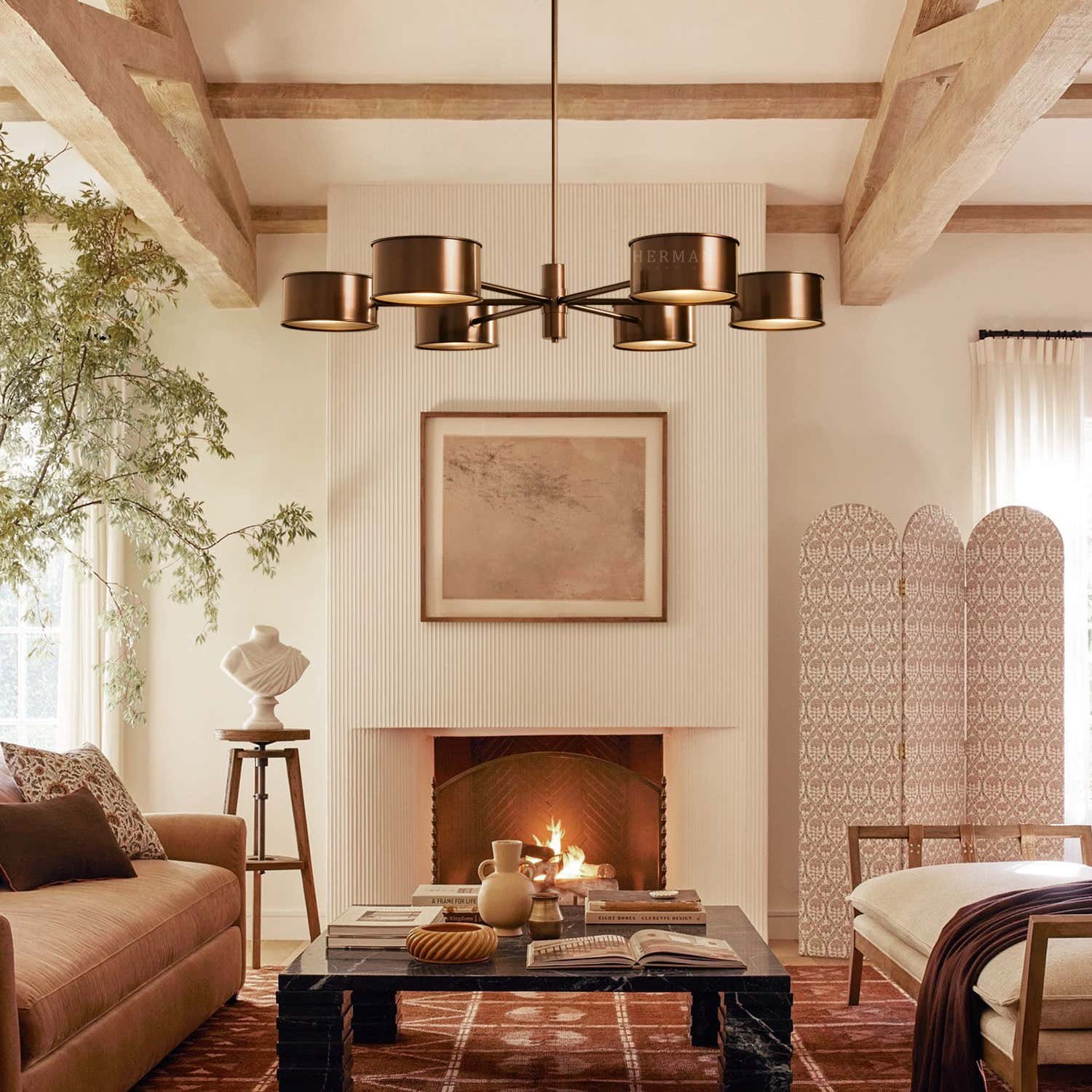 Daphne Metal Round Chandelier