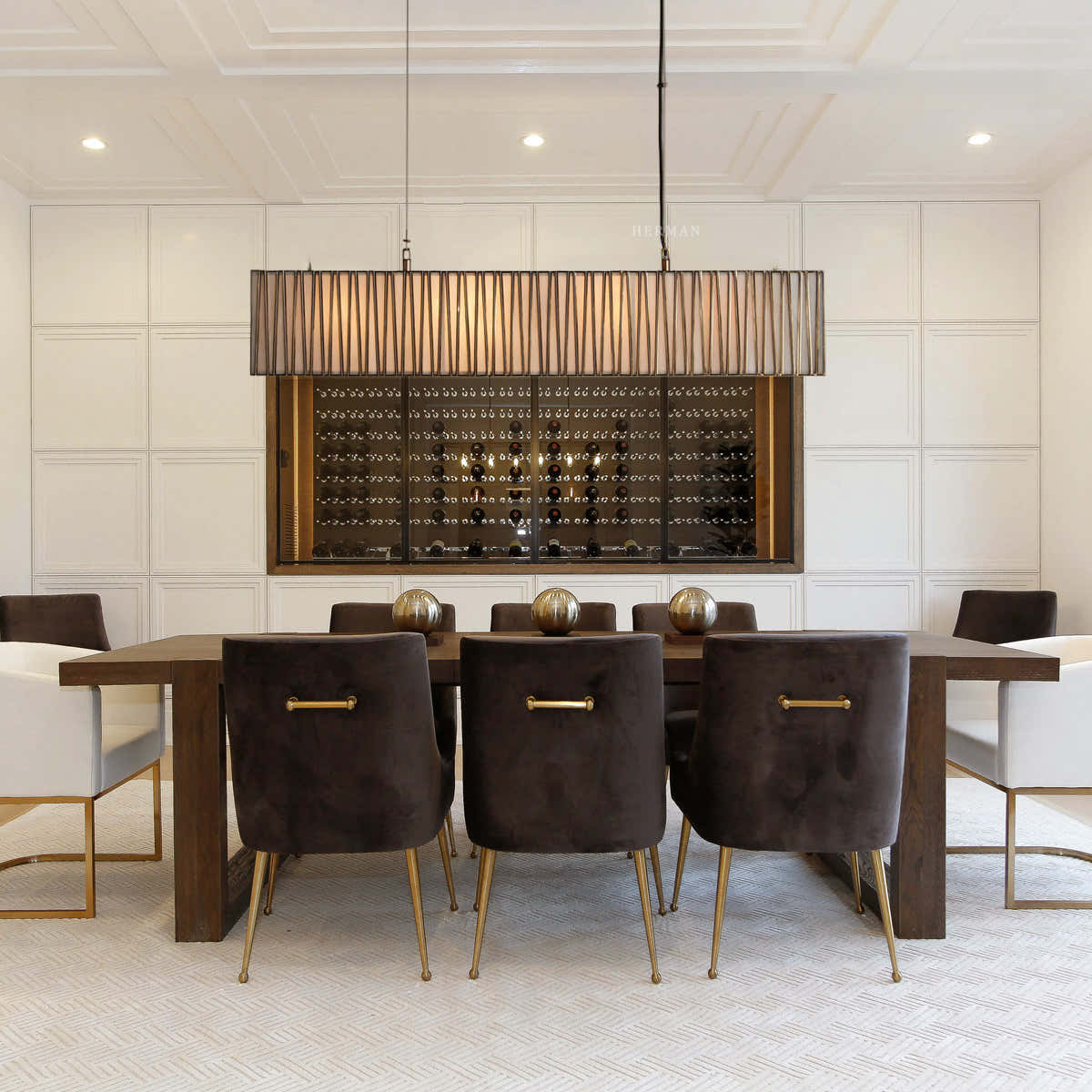 Junet Rectangular Chandelier 49"W 60"W