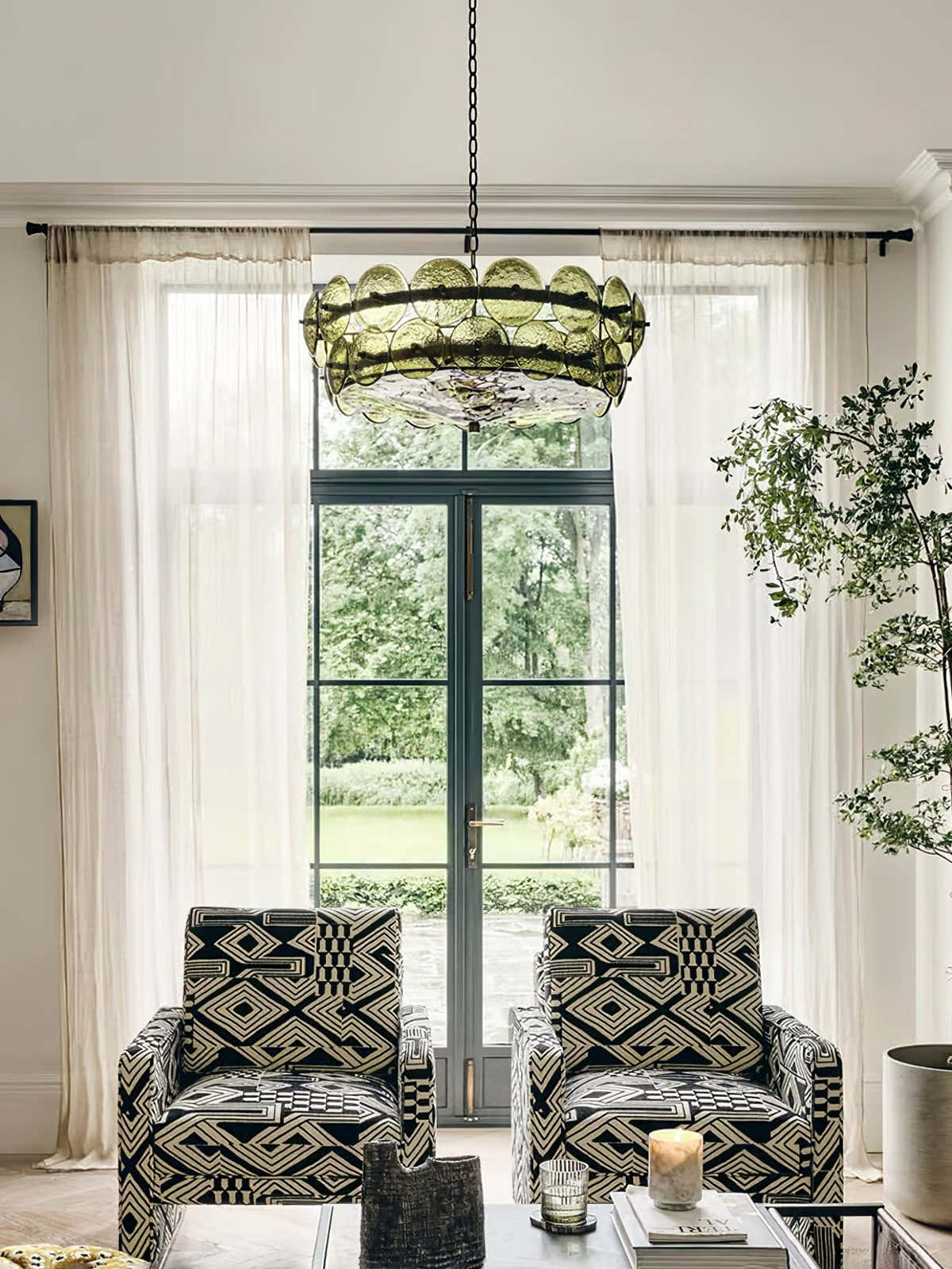 Solaris Disc Murano Chandelier