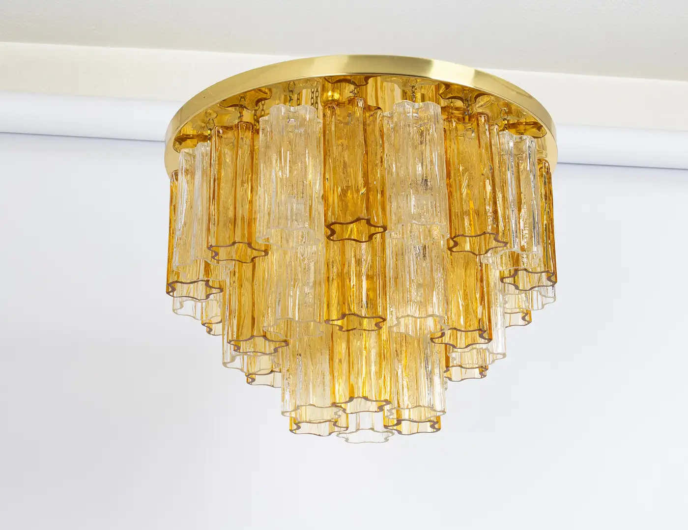 1 of 3 Tronchi Murano Glass Flush mount light