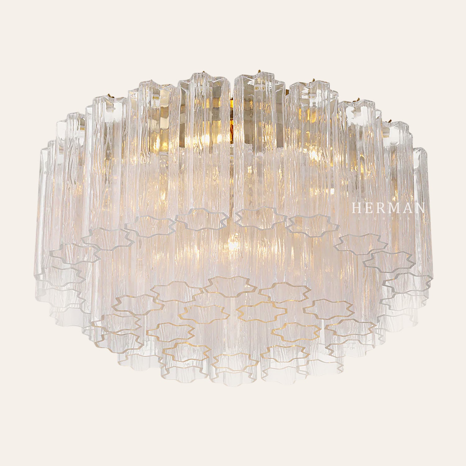 Addis Murano Glass Flushmount 22"/32"