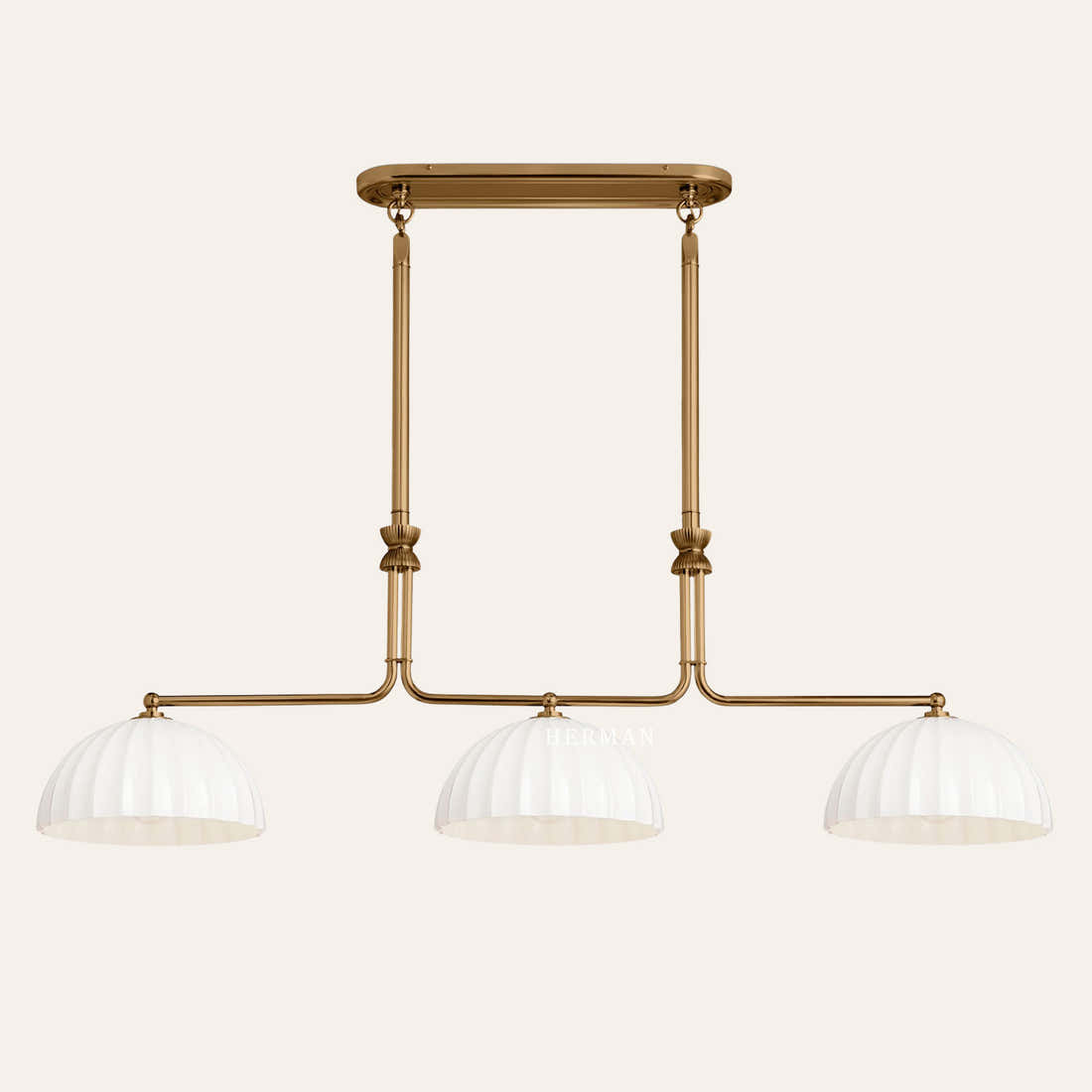 Enzo 60" 3-Light Linear Chandelier
