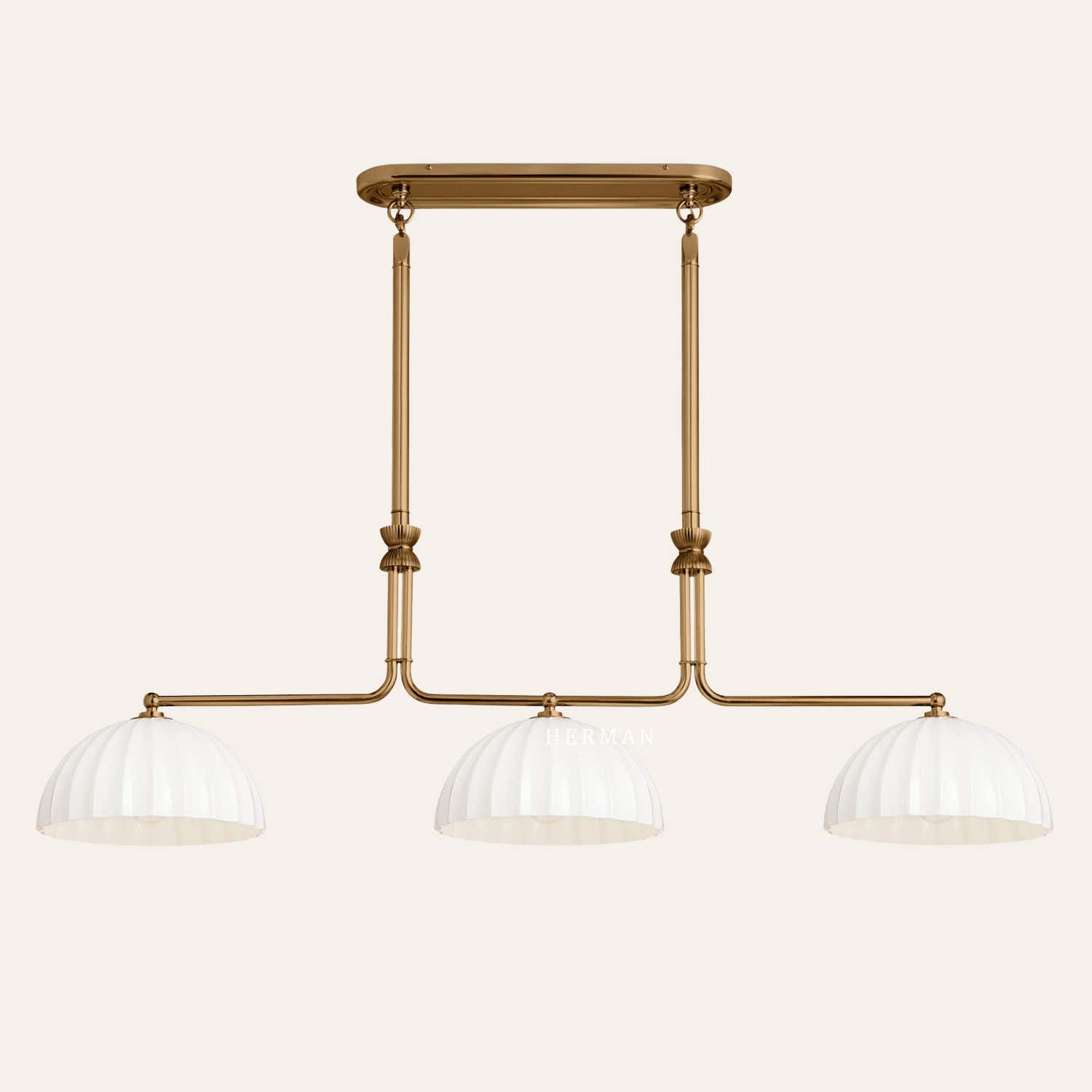 Enzo 60" 3-Light Linear Chandelier