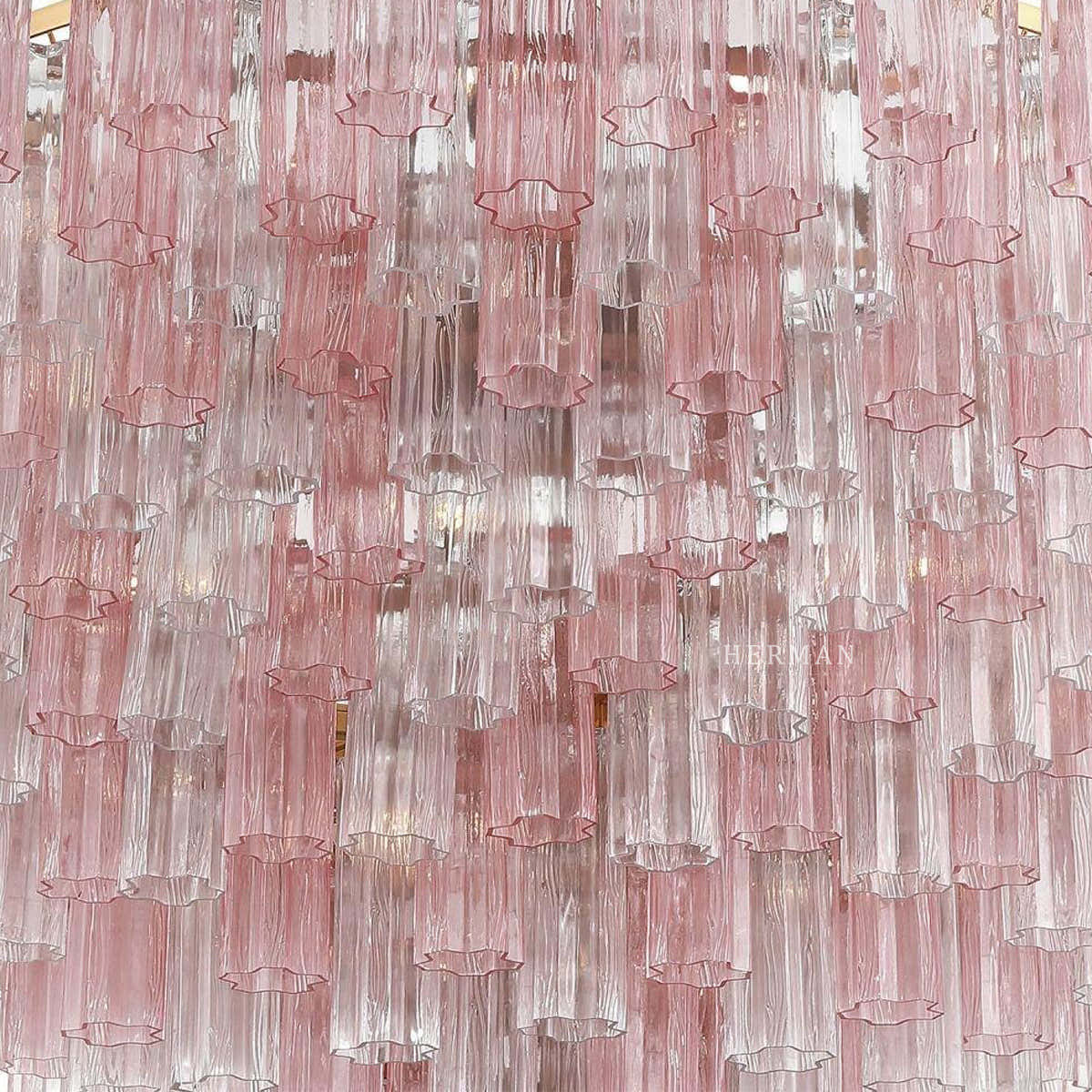 Addis Murano Glass 40 Light Chandelier 62" W