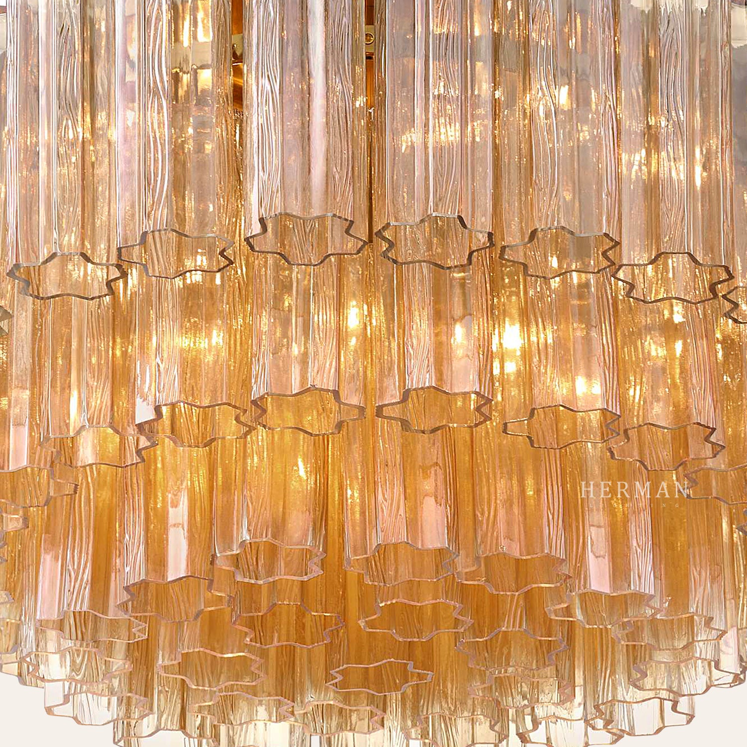 Addis Murano Glass Flushmount 22"/32"