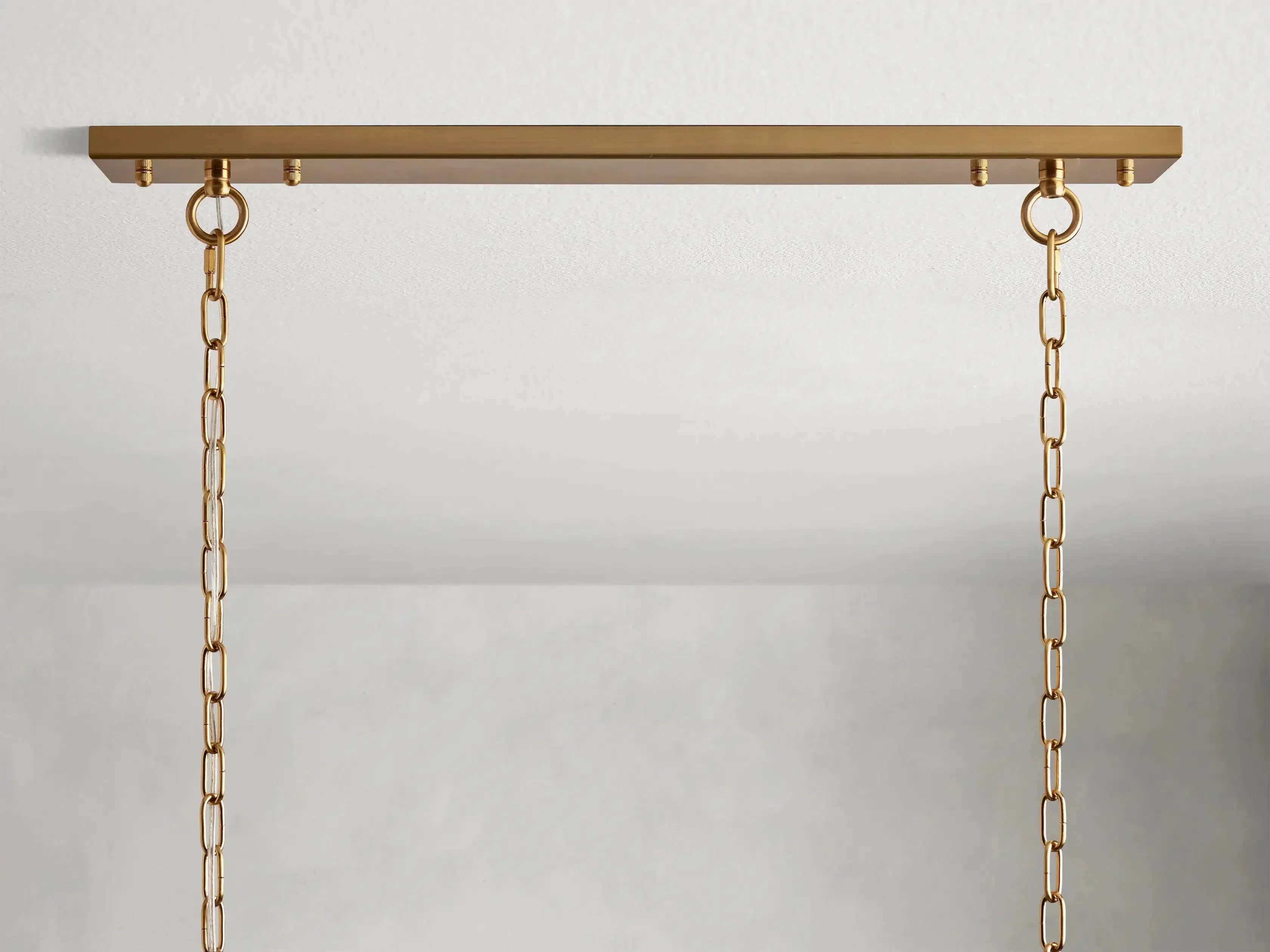 Amaya Rectangular Chandelier 40" 53"